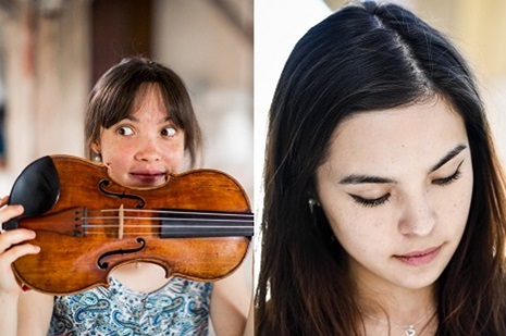 Sylvia Huang (violin) & Stéphanie Huang (cello)